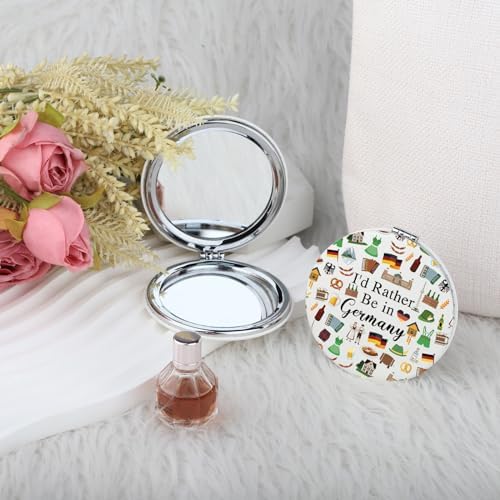 OKEYCH Funny Makeup Mirror Germany Travel Gift