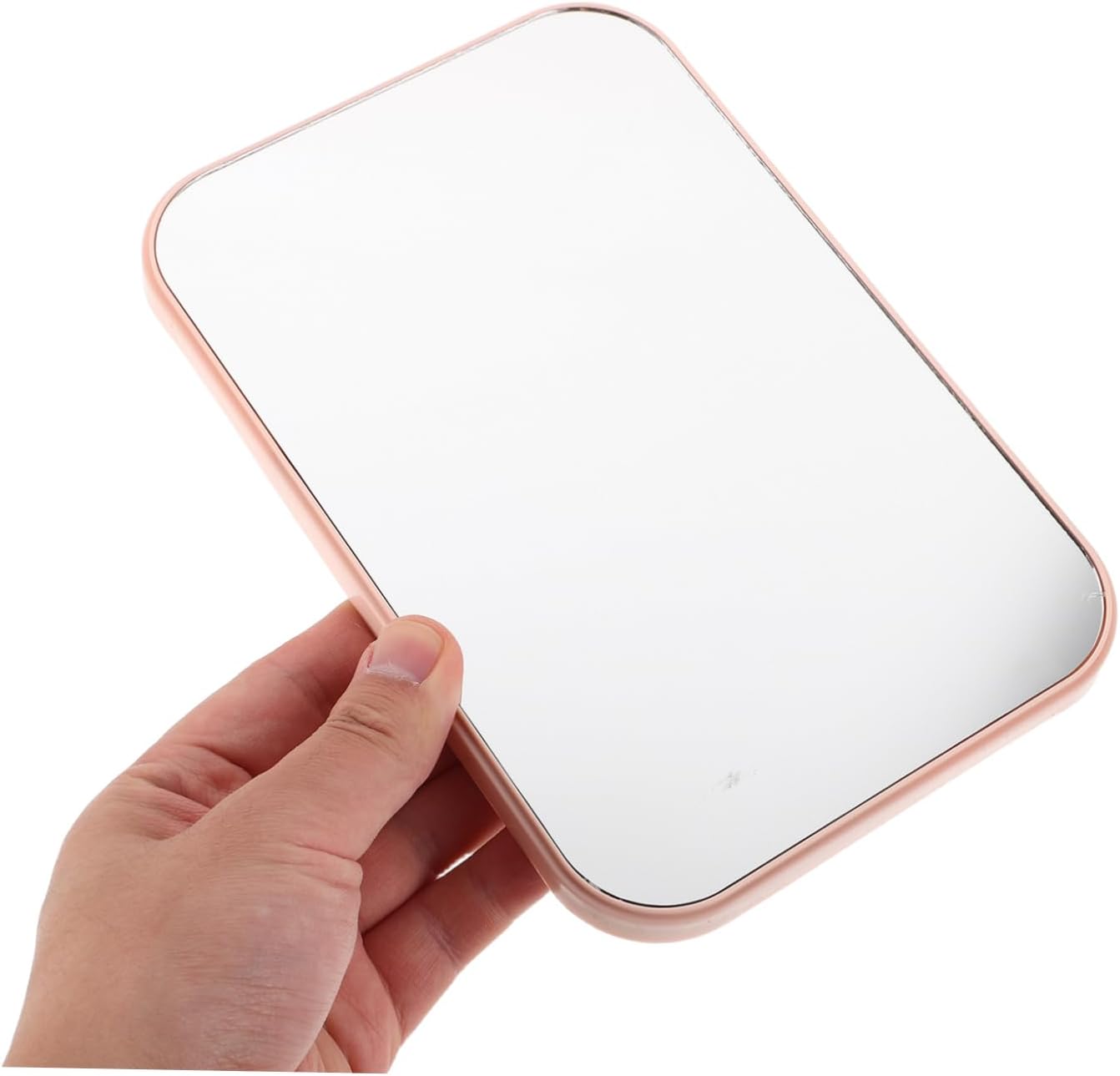 PartyKindom 2Pcs Portable Desktop Makeup Mirror with Stand 1