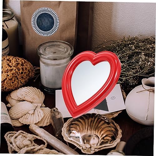 VALICLUD Heart Shaped Makeup Mirror 1
