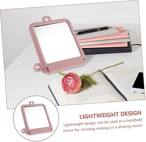 IWOWHERO Compact Desktop Makeup Mirror with Stand