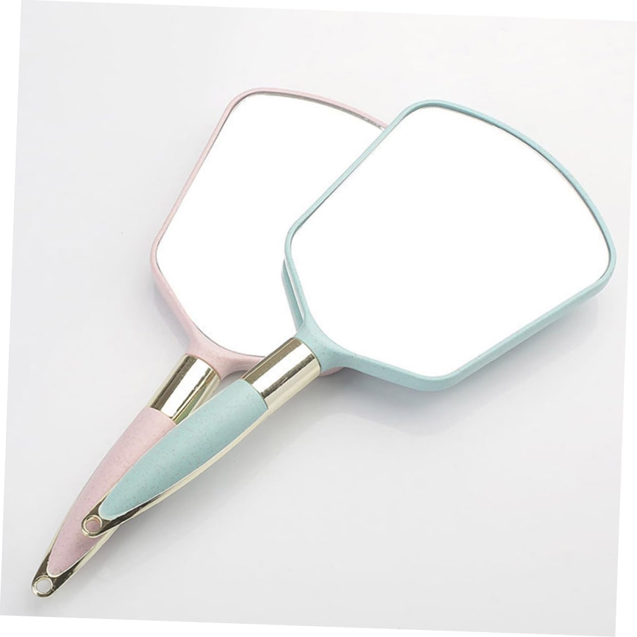 PLAFOPE Handheld Mirror with Handle Lightweight Portable Vanity Makeup Mirror
