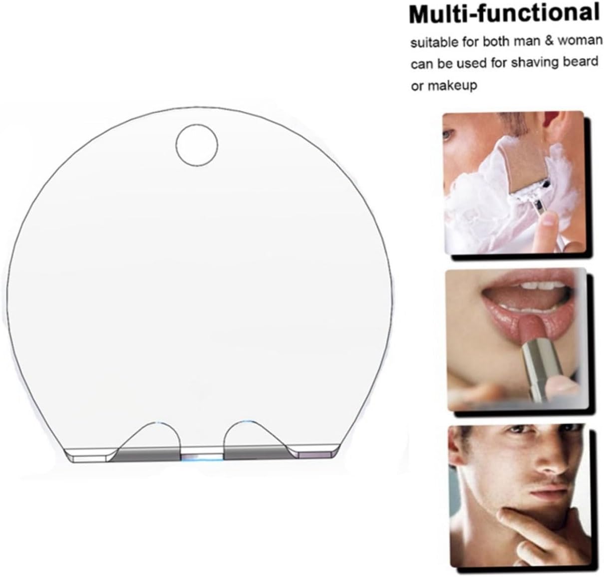 Anti-Fog Shatterproof Acrylic Mirror for Shower