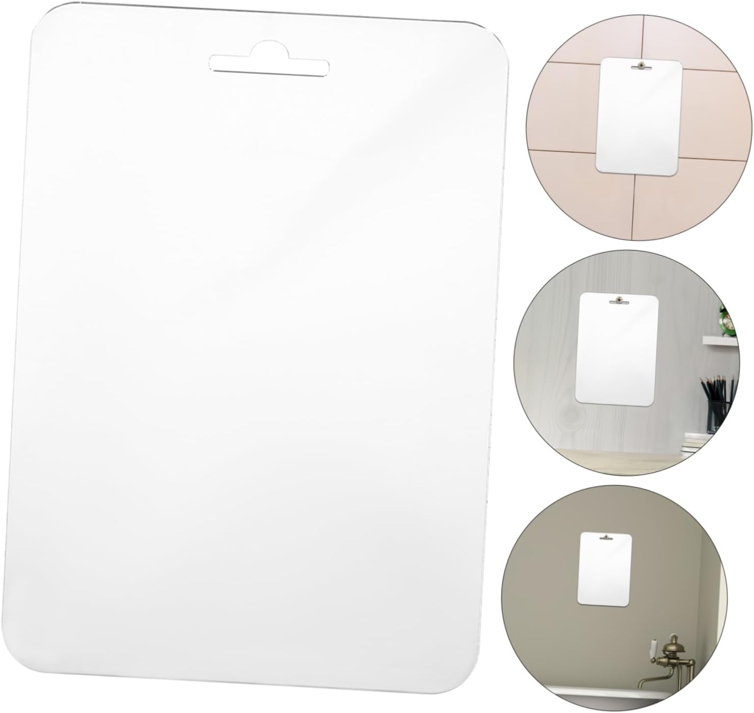 Ipetboom 30x20cm Fog Resistant LED Shower Mirror