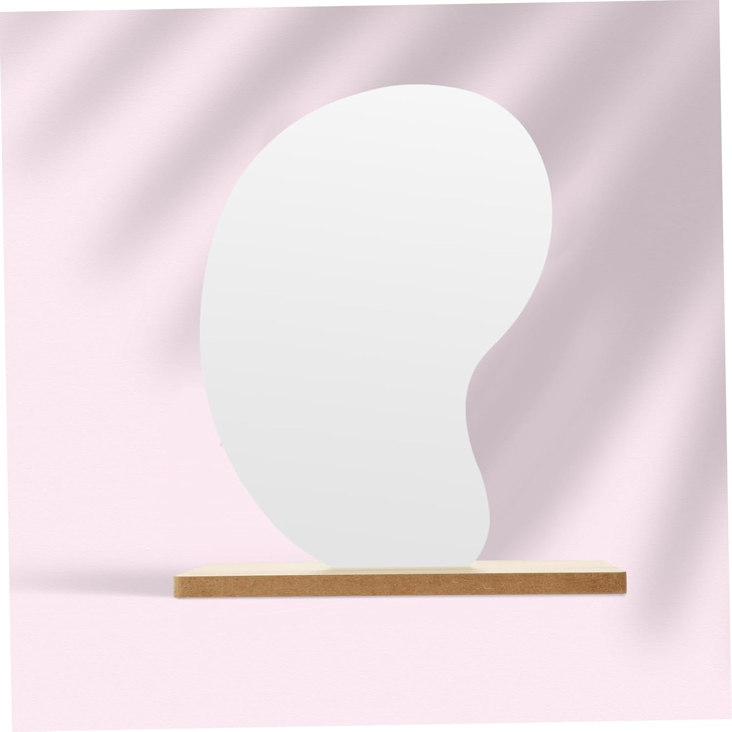 Alipis Acrylic Vanity Mirror with Wooden Base 1