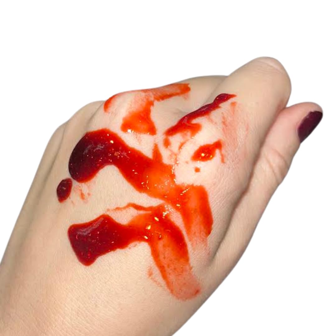 Sparkling Red Glitter Fake Blood 1 Oz