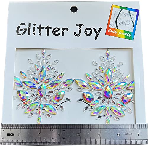 Kotbs Reusable Face Body Rhinestone Stickers