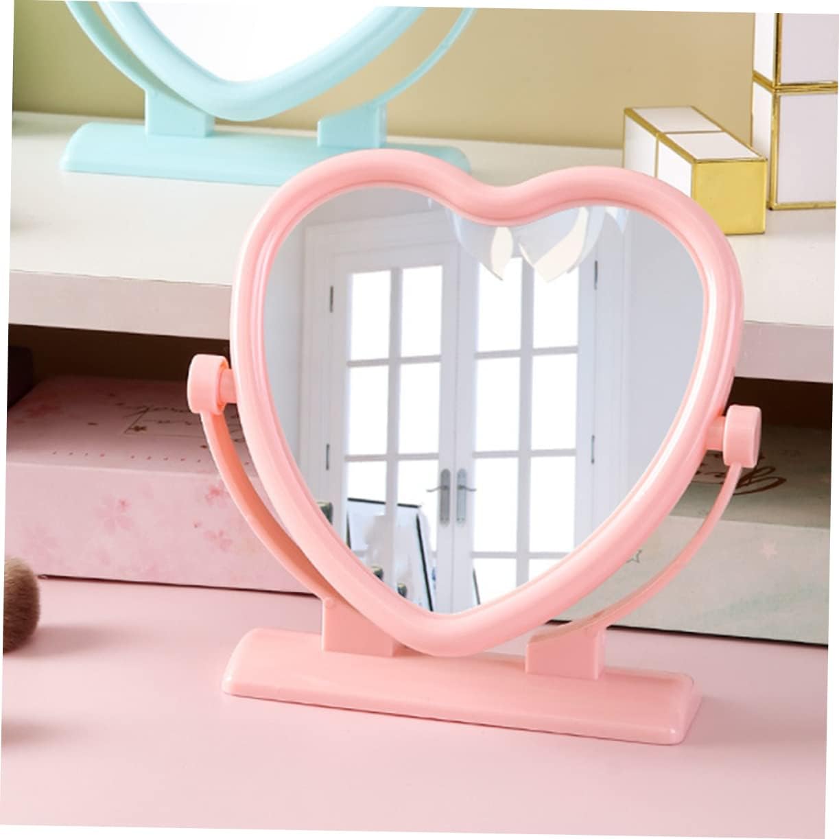 Healeved Double-Sided Compact Vanity Mirror