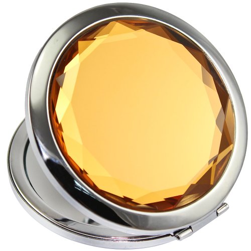 KOLIGHT Double Sides Portable Foldable Metal Makeup Mirror
