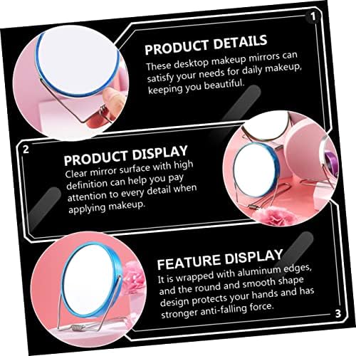 Round Double-Sided Foldable Makeup Mirror