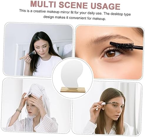 VOSAREA Frameless Acrylic Makeup Mirror