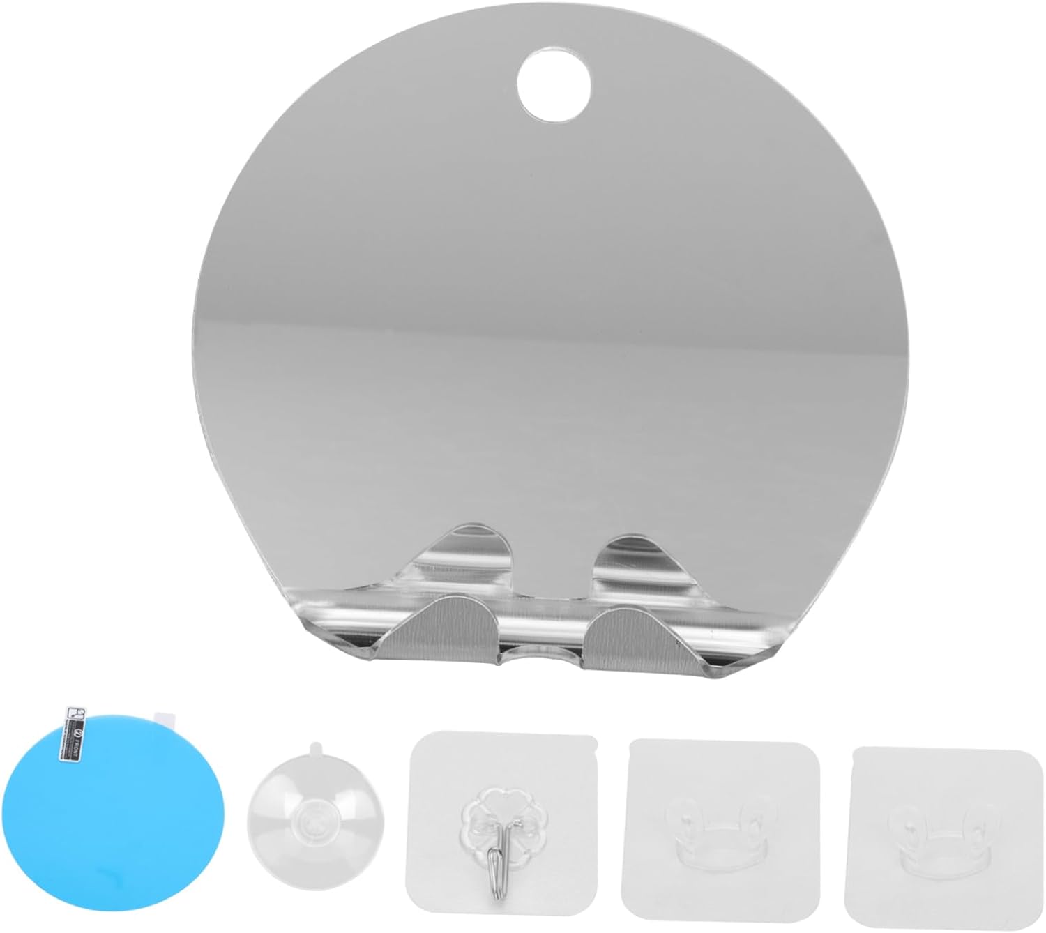 BIUDECO Travel Makeup Mirror Large Acrylic Fogless Non-Breakable