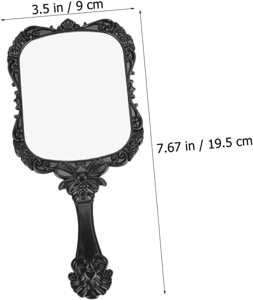 VICASKY 2Pcs Portable Vanity Mirror with Long Handle 1