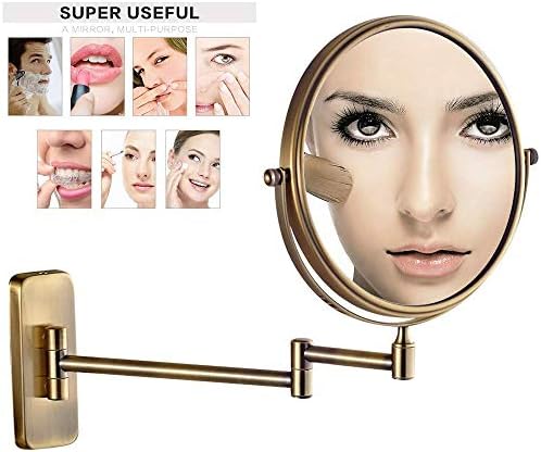LZHIANG 8-Inch Double-Sided LED Vanity Mirror 1