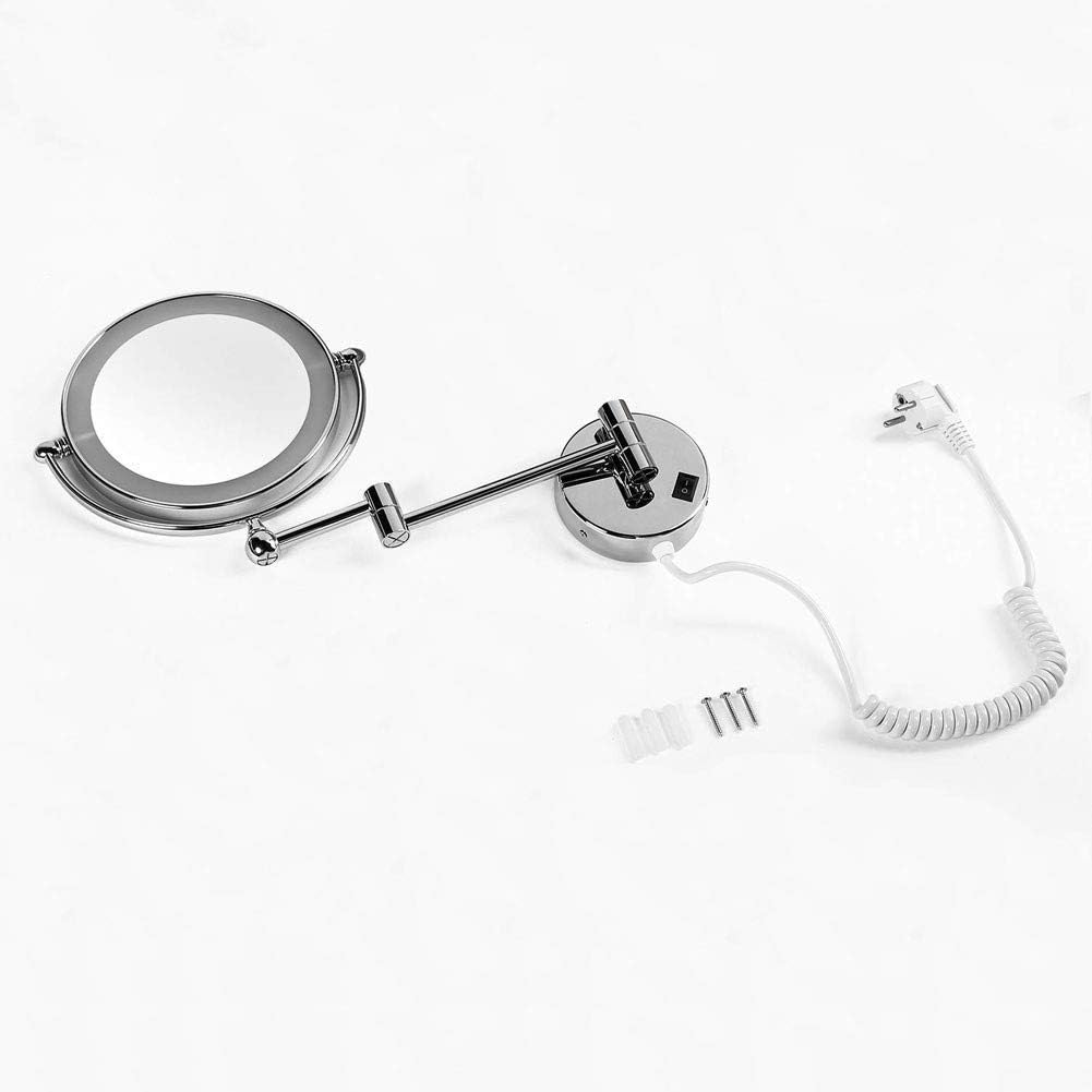 LCARY 10X Magnifying Wall Mounted Makeup Mirror