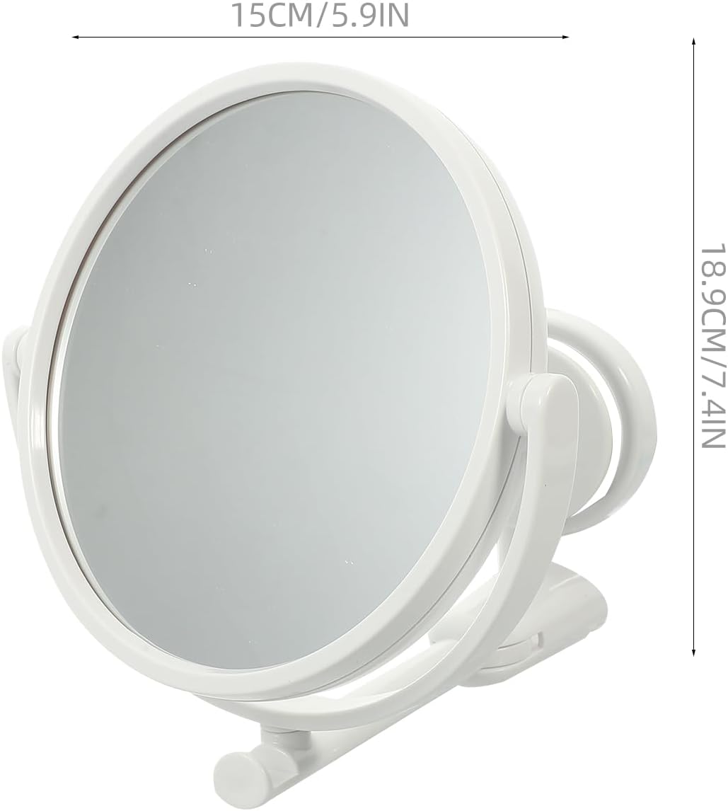 Holibanna Double-Sided Swivel Wall Mirror for Bathroom Bedroom