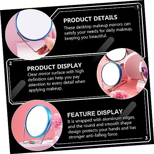 Double-Sided Foldable Makeup Mirror for Beauty Salon and Daily Use