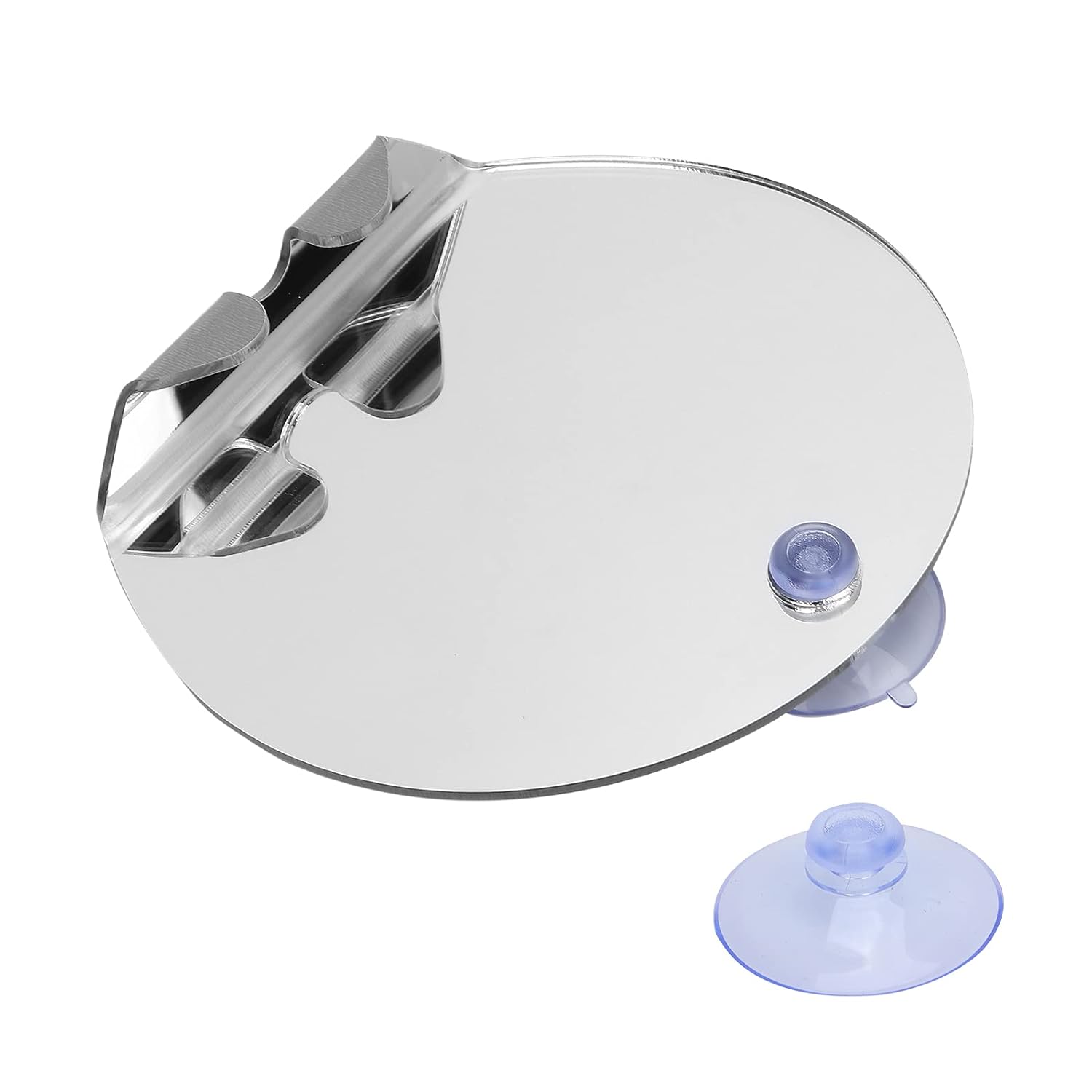 Dioche Fogless Round Shower Mirror with Suction Cup