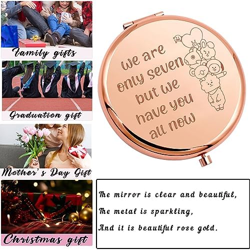 AKTAP Korean Pop Characters Makeup Mirror for BTS Fans