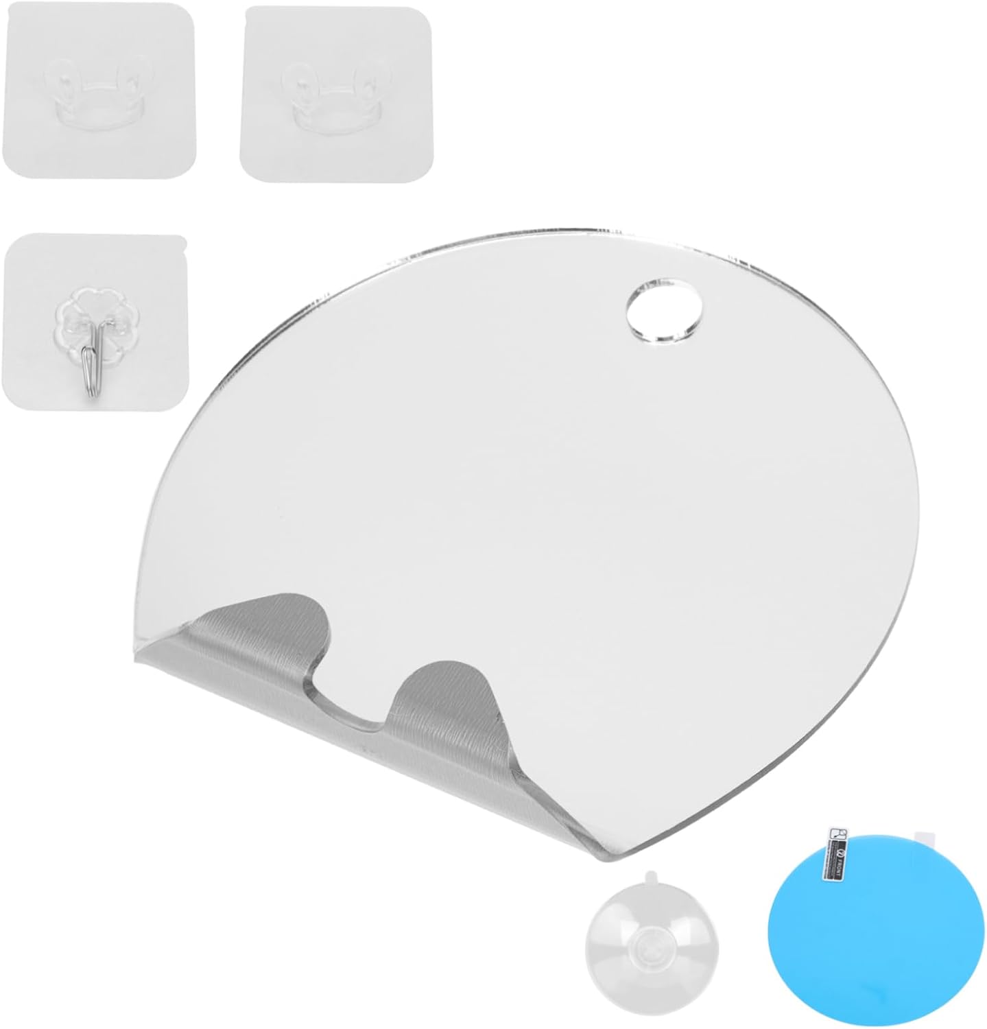 Angoily Anti-Fog Mirror Set for Shower Shave and Travel