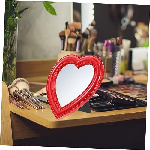 BESTYASH Heart Shaped Desktop Makeup Mirror 1