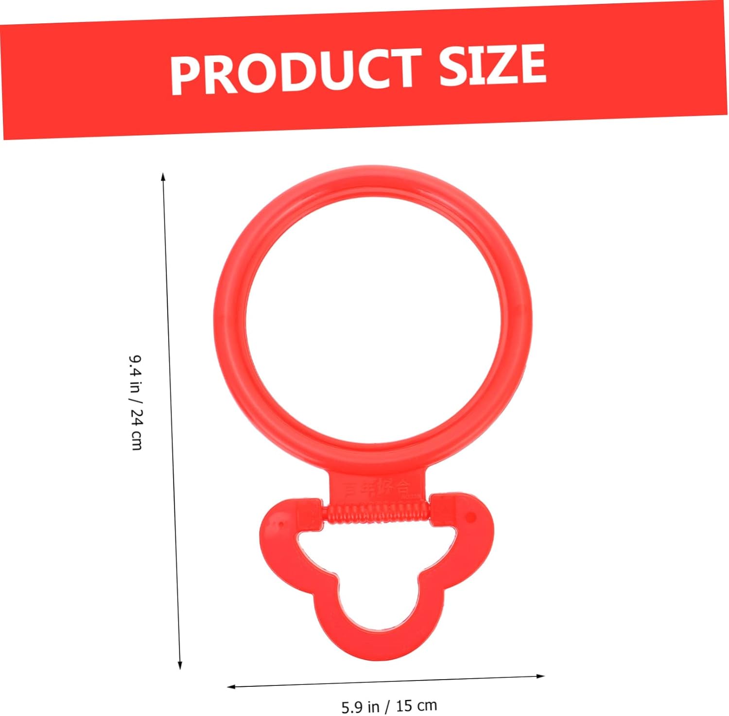SAFIGLE Classic Red Makeup Mirror Wall or Table Mount