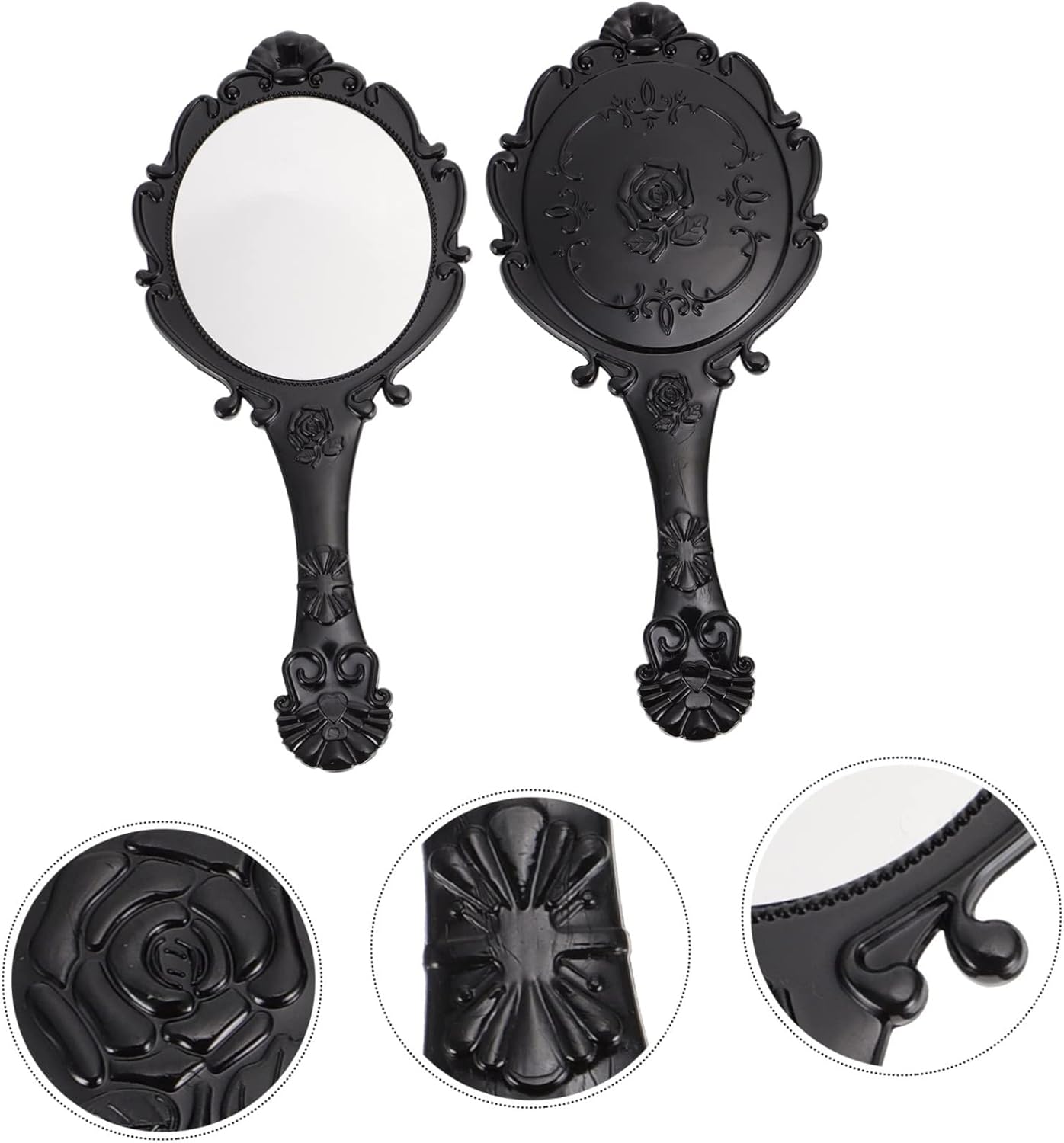 Retro Vanity Mirror with LED Light for Women 1