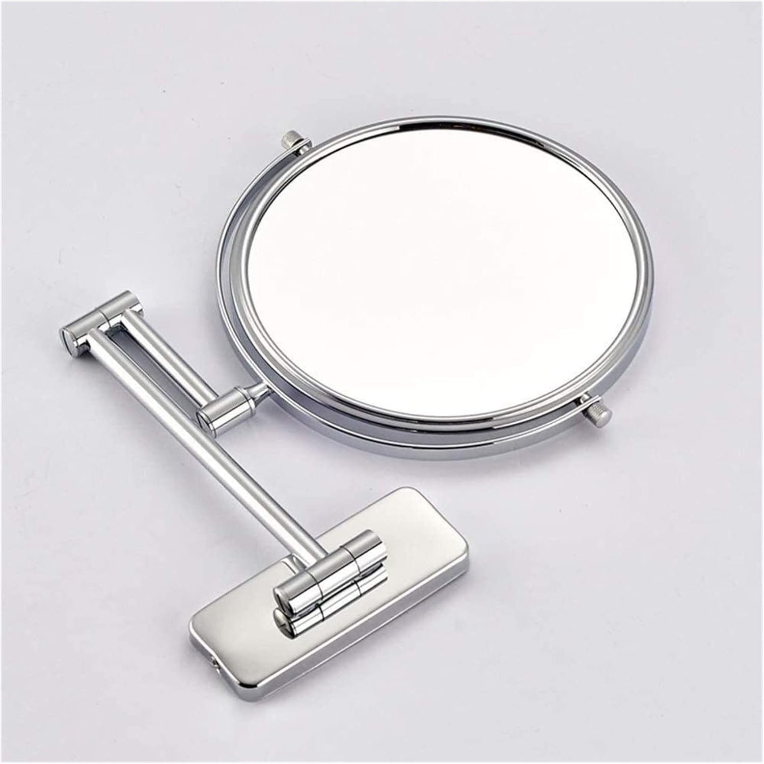 Wall-Mounted Double-Sided Folding Vanity Mirror with 7X Magnification