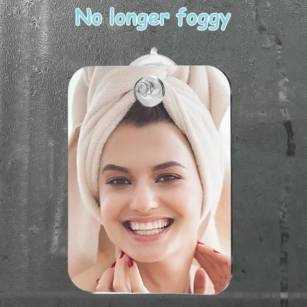 YASYU Fogless Shower Mirror Anti-Fog Shatterproof