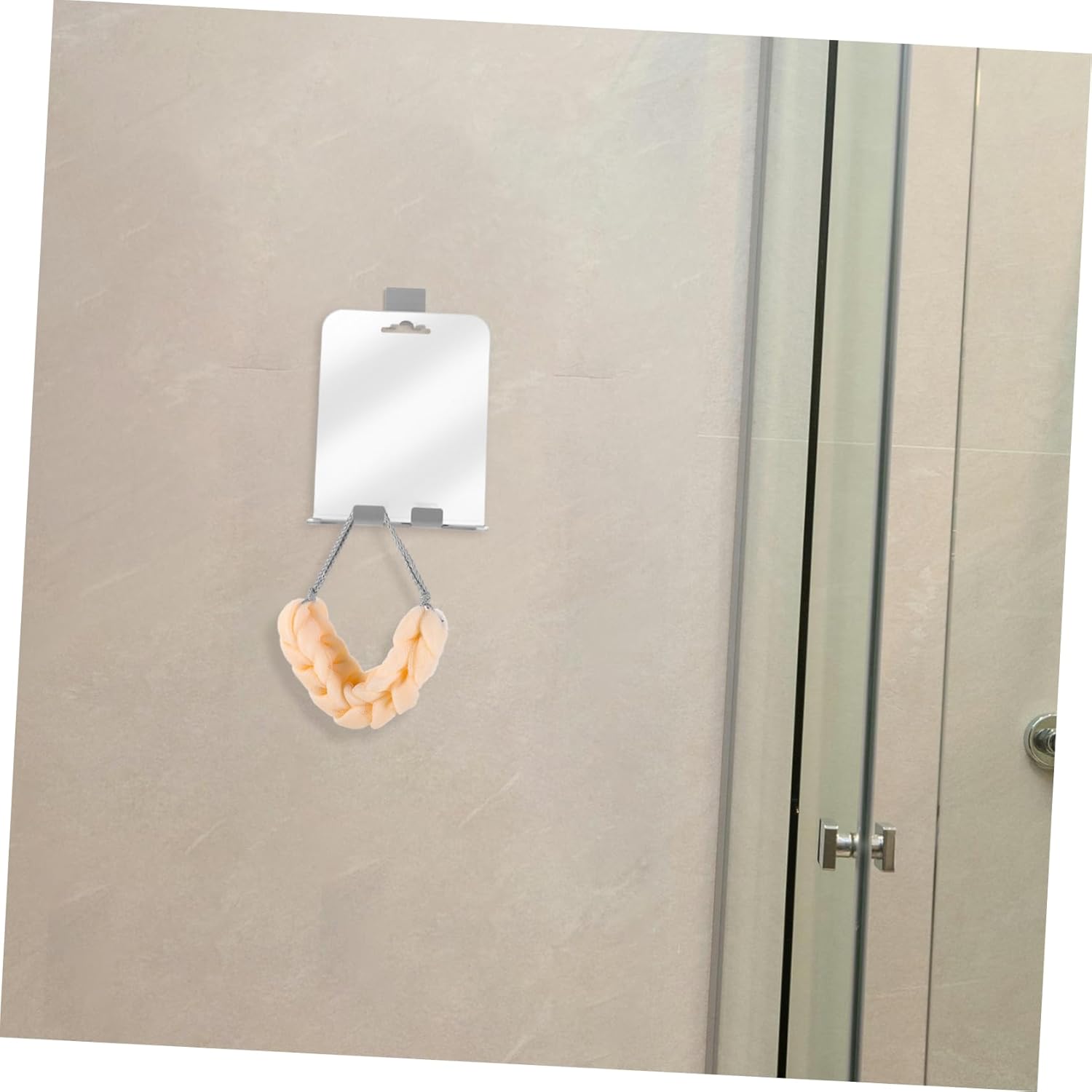 Zerodeko Anti-Fog Mirror with Shelf and Hooks 1