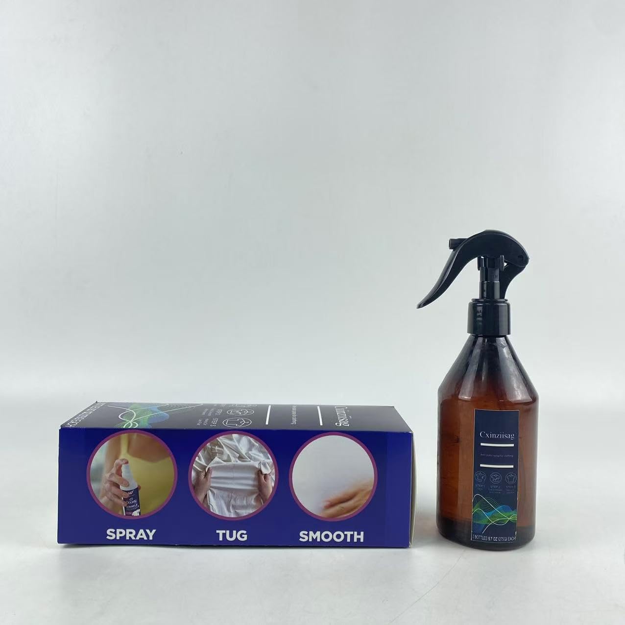 Cxinziisag All-in-One Anti-static Wrinkle Spray for Clothes