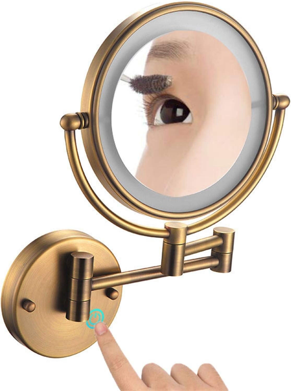AMHIL Makeup Mirror Wall Mounted 360 Rotate 1