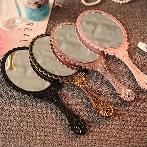 HASMI Gold Vanity Mirror Compact Handheld Makeup Mirror