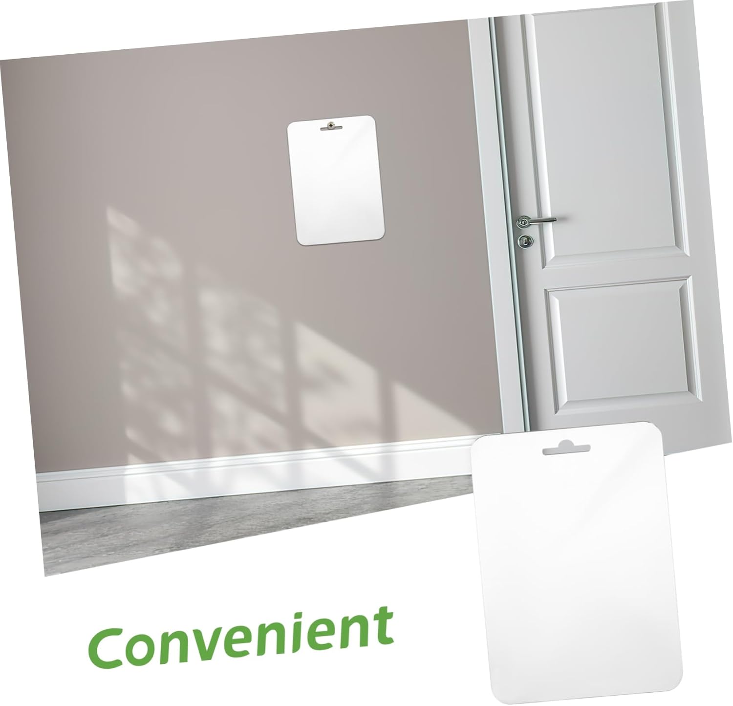 Healeved 30x20cm Acrylic Mirror Fogless Shatterproof