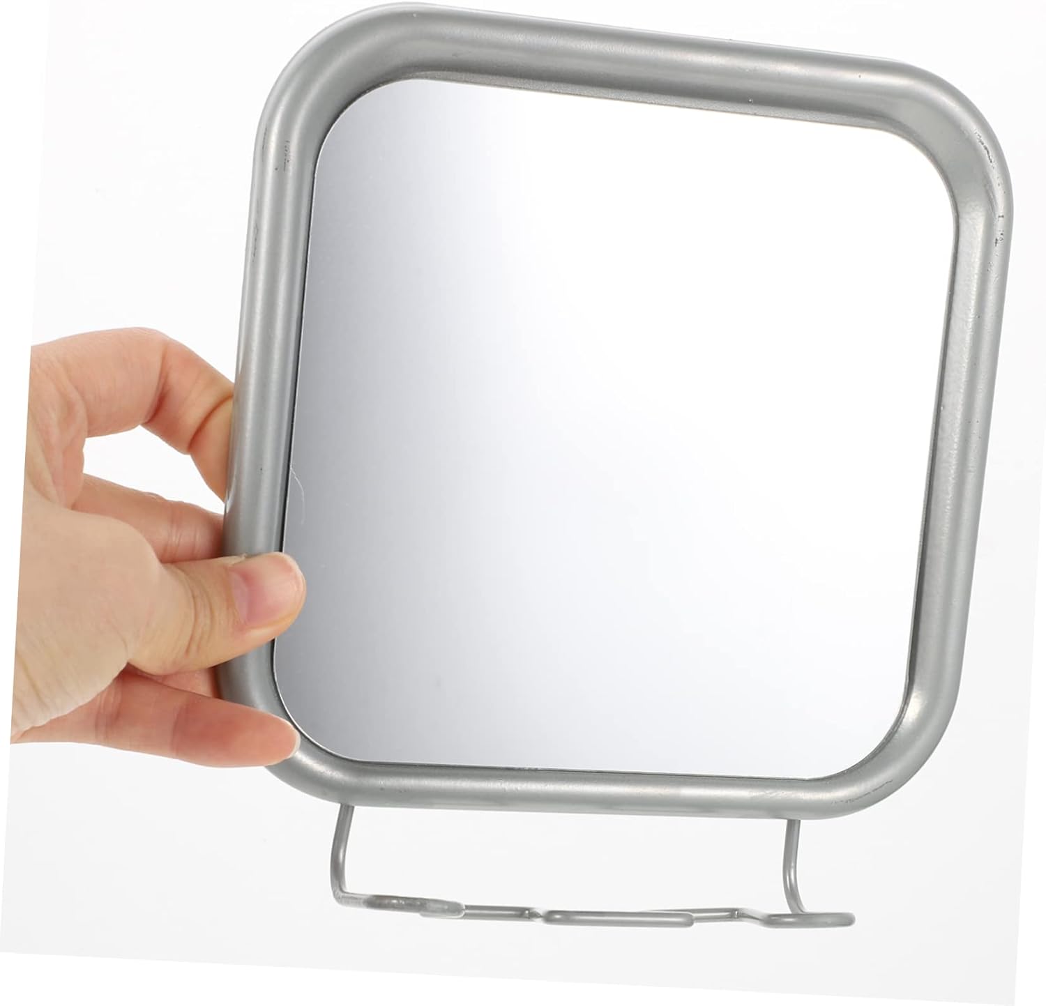 Stylish Hook Vanity Mirror with Light for Bath and Shower