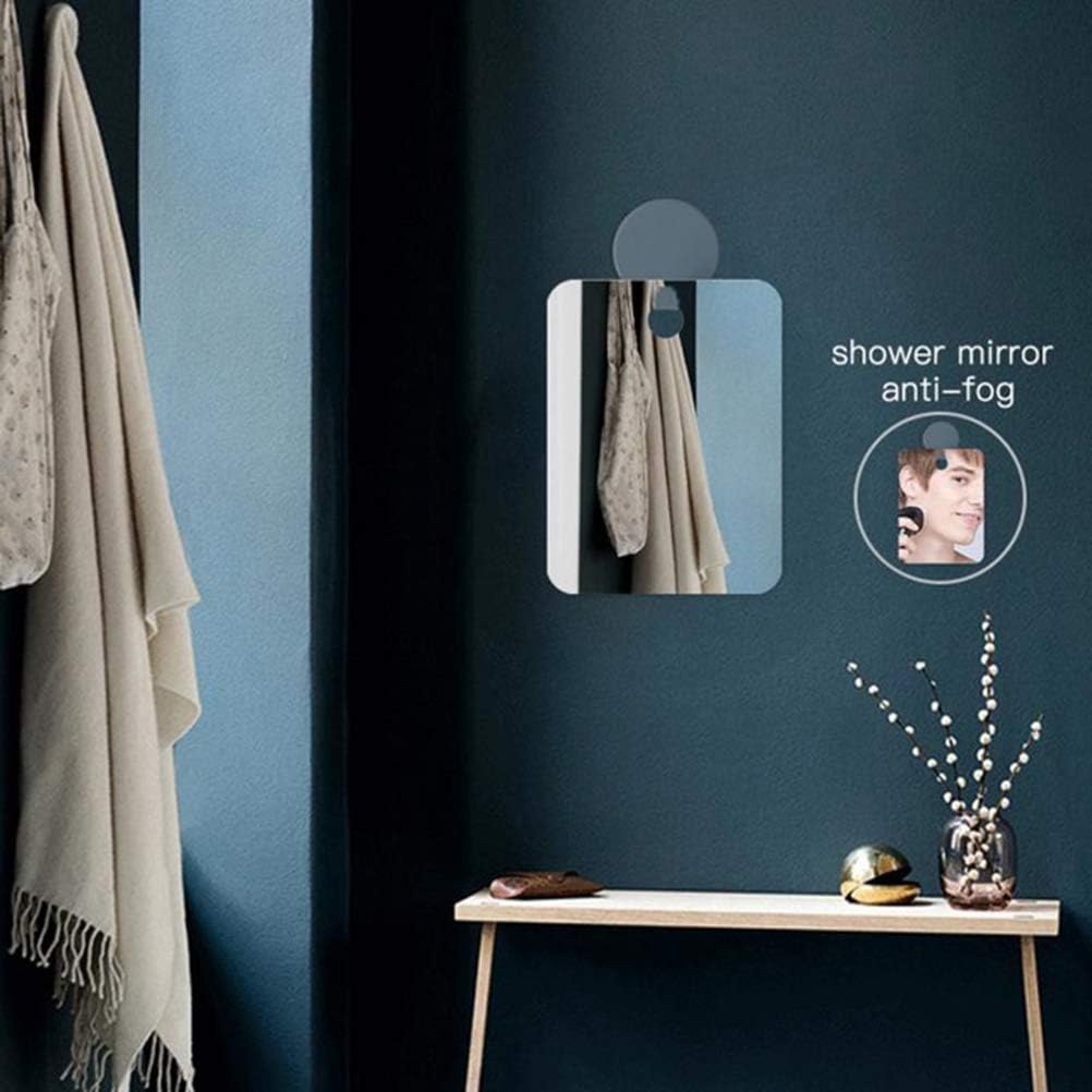 NOENNULL Anti-Fog Shower Mirror for Men Women