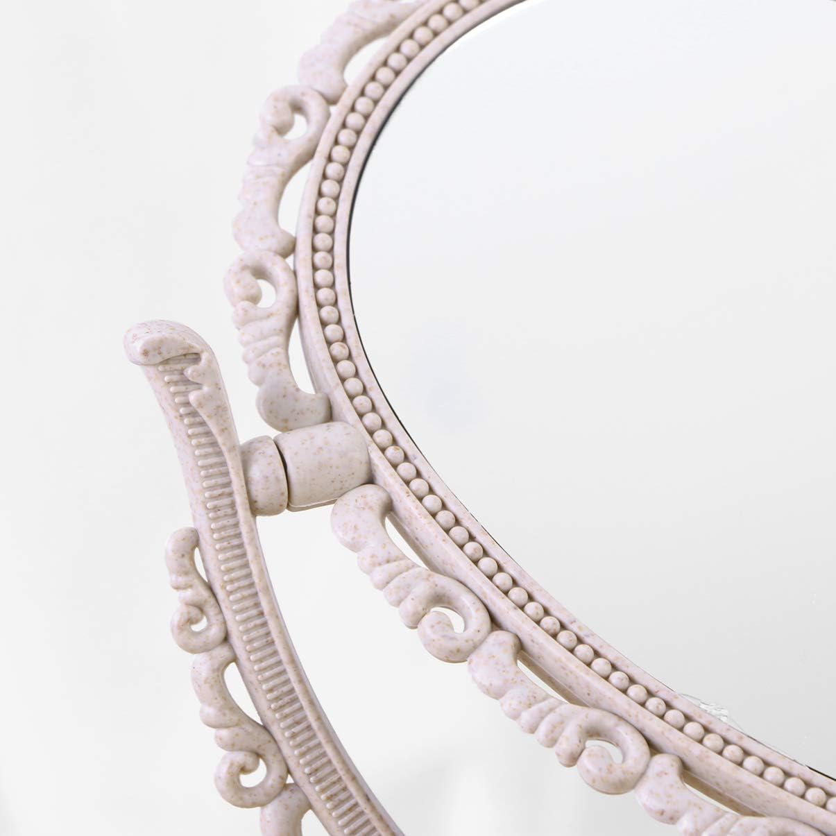 Lurrose Heart Shaped Vanity Mirror with 2X Magnification