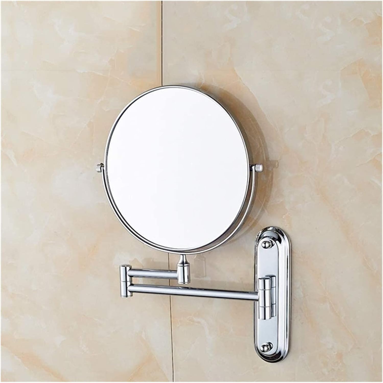 Elegant Wall-Mounted Makeup Mirror with 7X Magnification 1