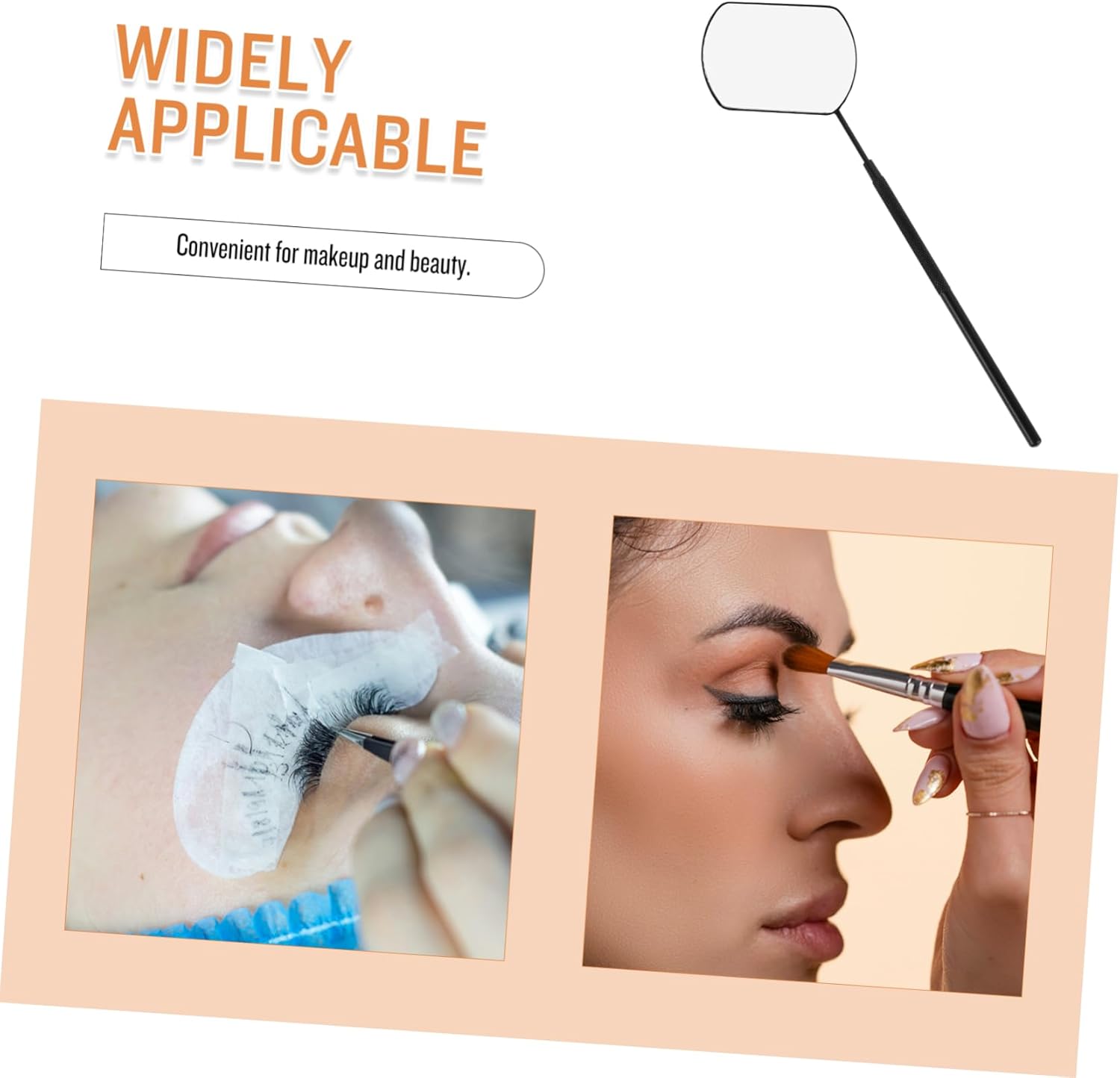 HAPINARY Portable Lash Mirror for Eyelash Extensions