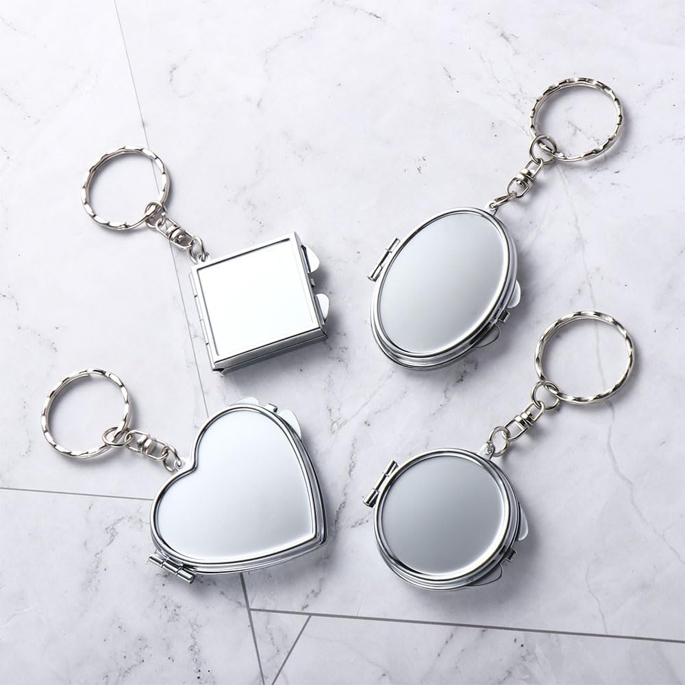 Portable Small Folding Mirror Key Chain Mirror