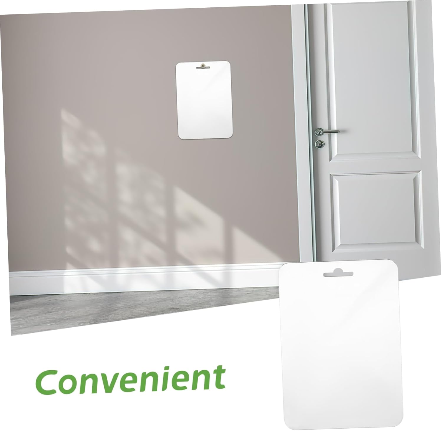 Ipetboom 30x20cm Fog Resistant LED Shower Mirror