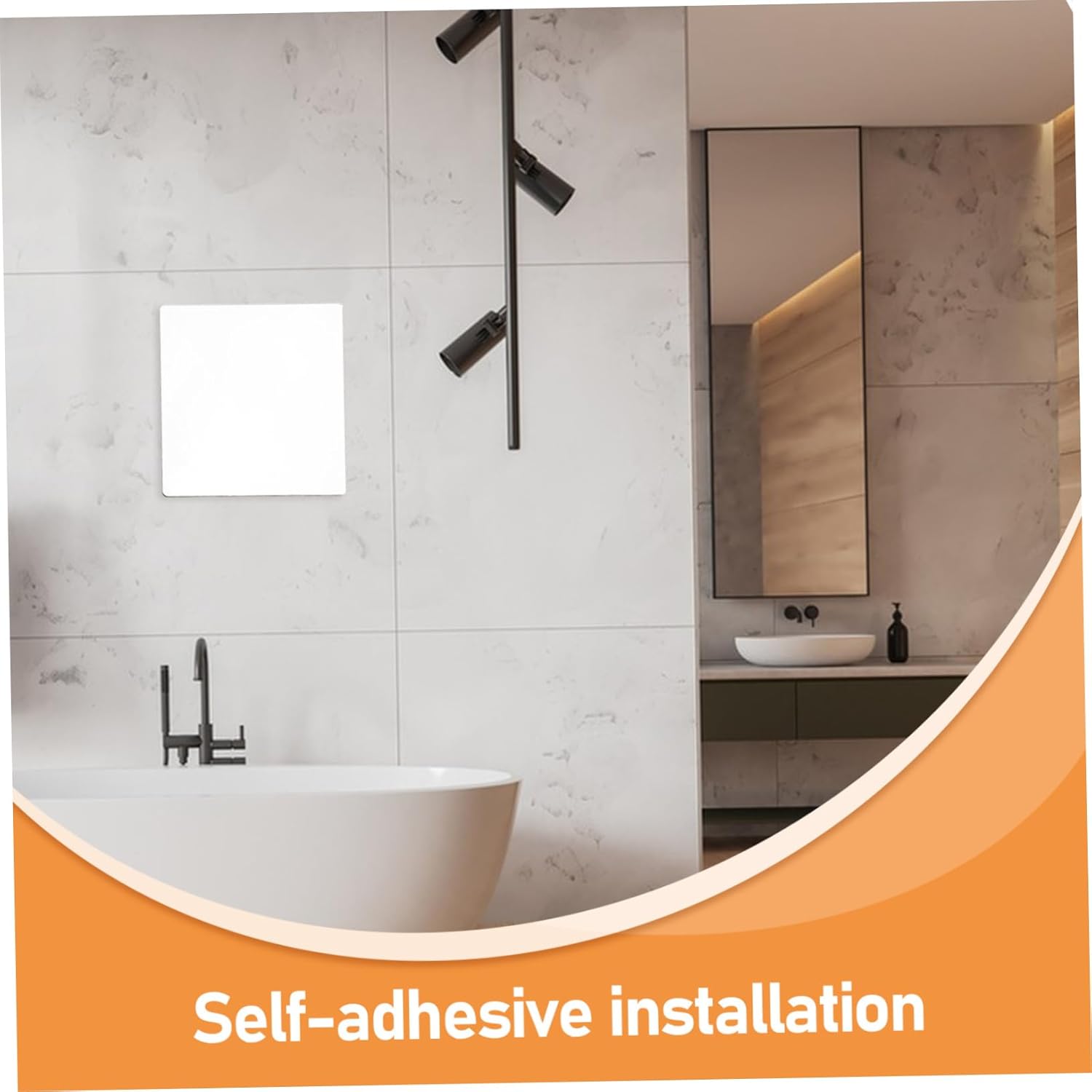 Cabilock Self-Adhesive Wall Mirror Decor