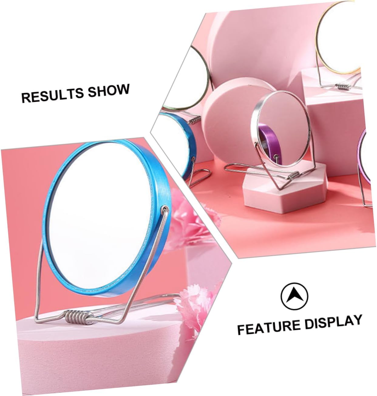 LIFKOME Double-Sided Foldable Makeup Mirror