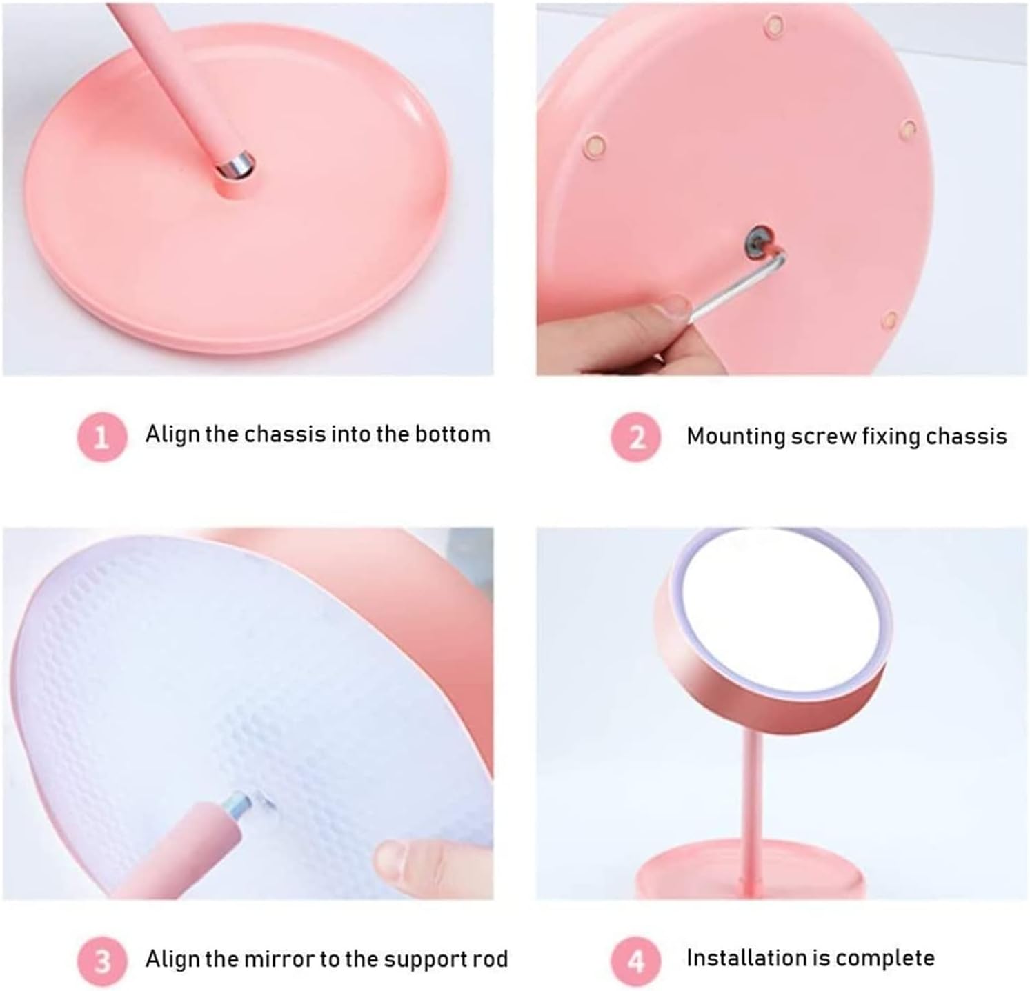 Eliveshown LED Makeup Mirror Dual Use
