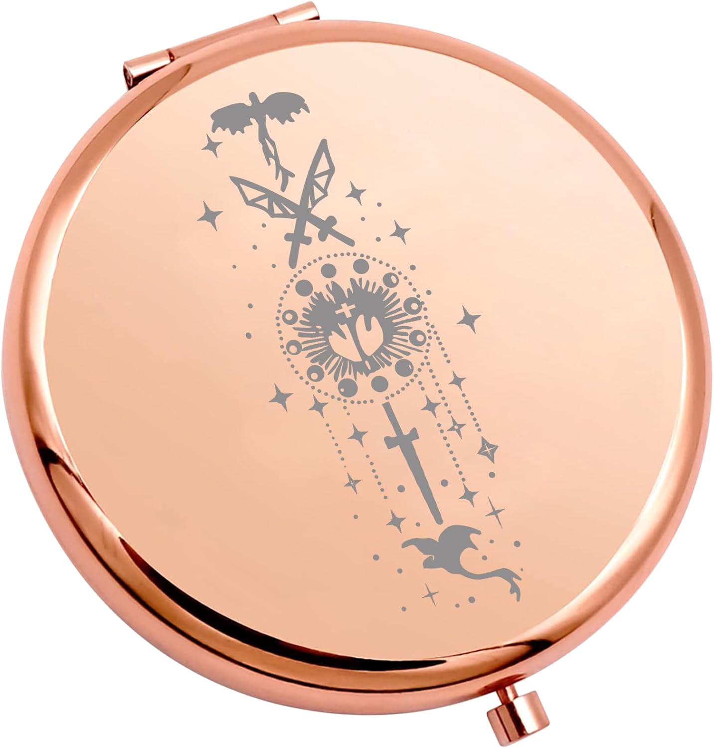 WSNANG Dragon Wing Compact Foldable Makeup Mirror 1
