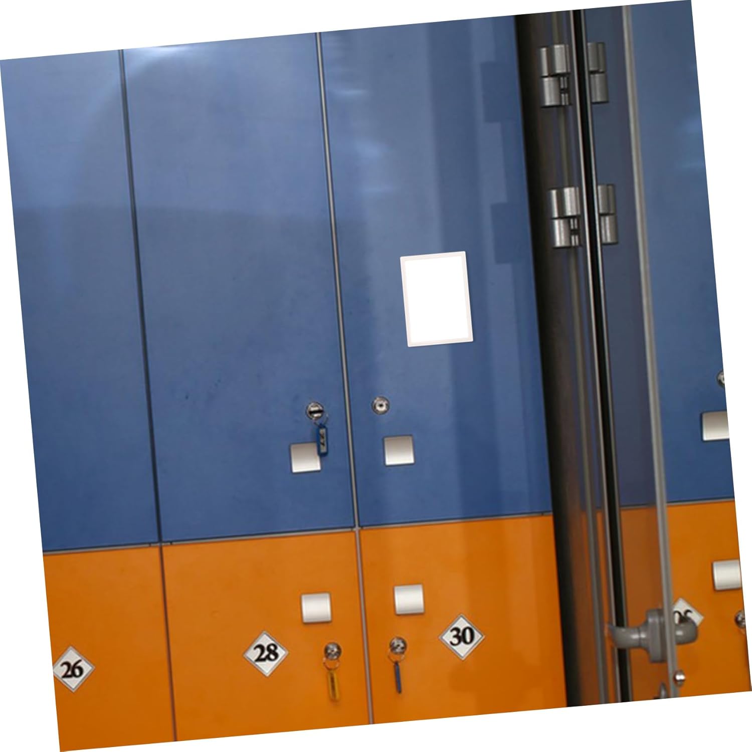 Small Wall-Mounted Mirror for Lockers and Desk Use