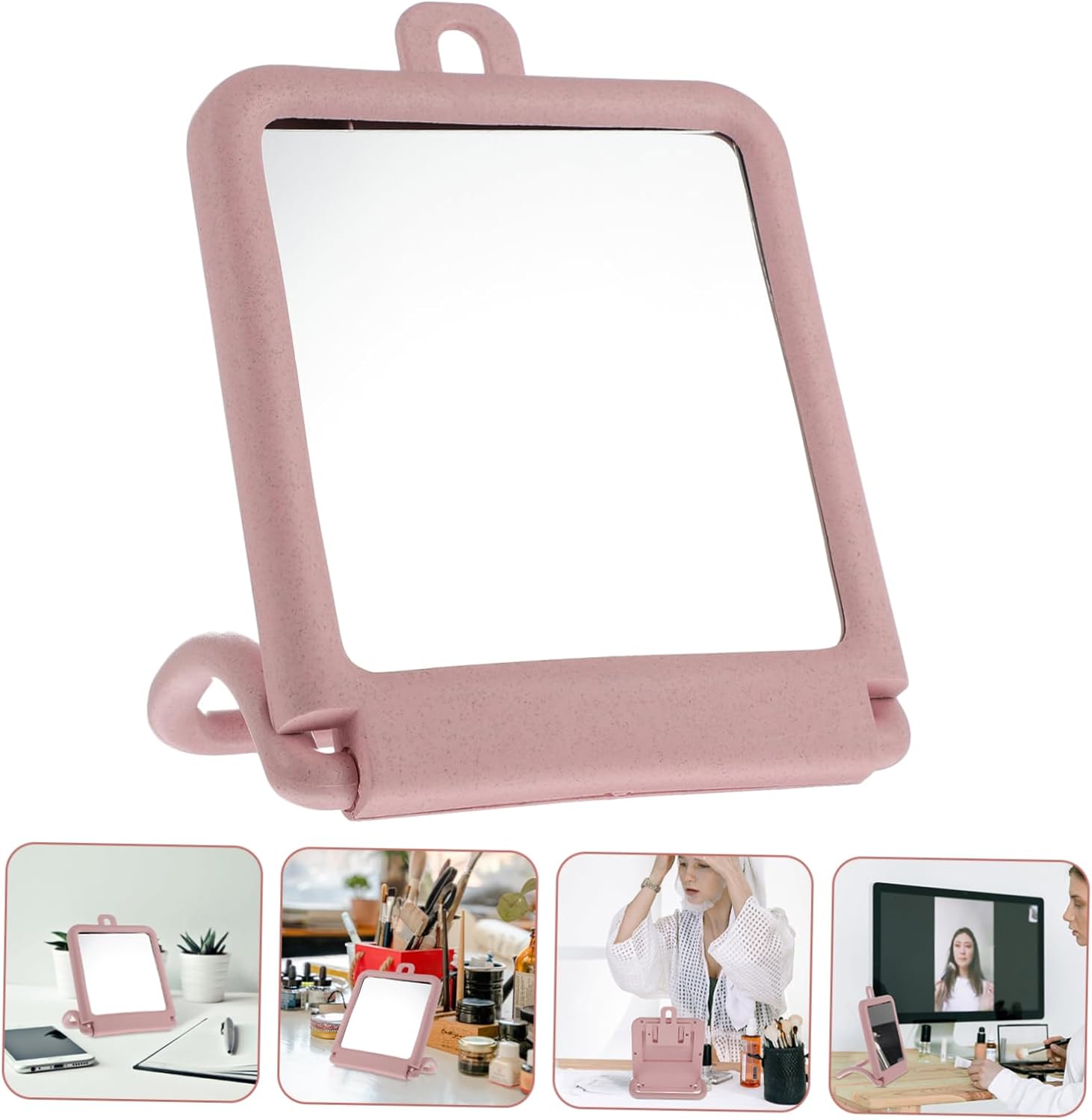 HAKIDZEL Vanity Makeup Mirror Wall Mounted Black 1