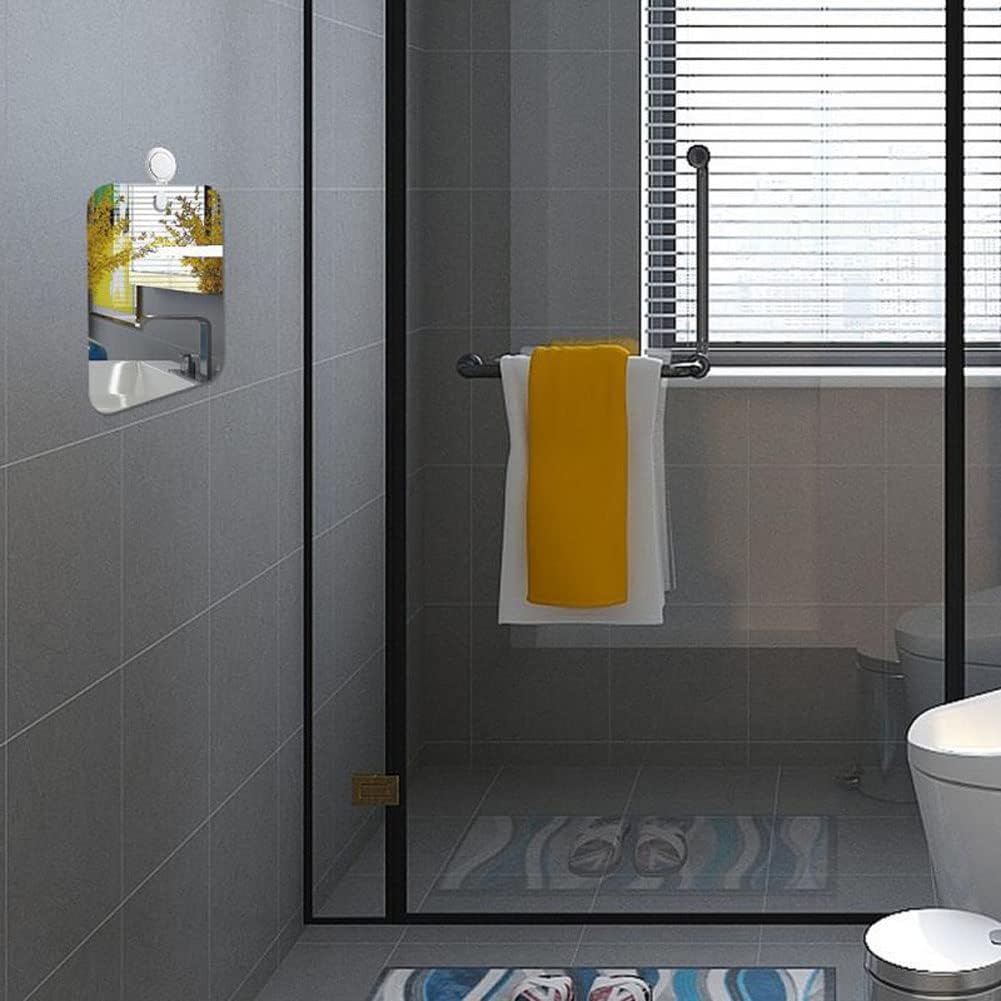 2PCS Shower Mirror Fog Free for Shaving and Makeup