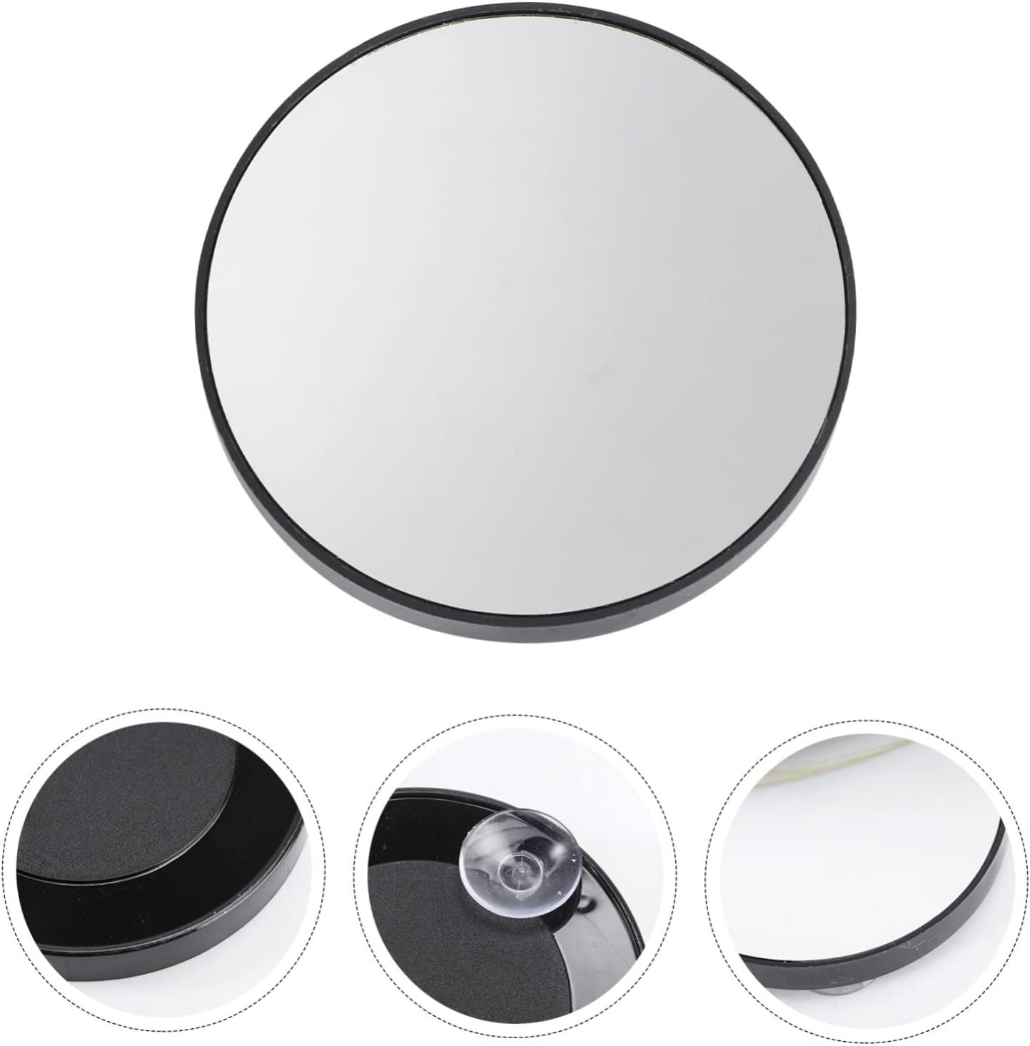 BESTYASH 15x Magnifying Round Mirror with Suction Cups