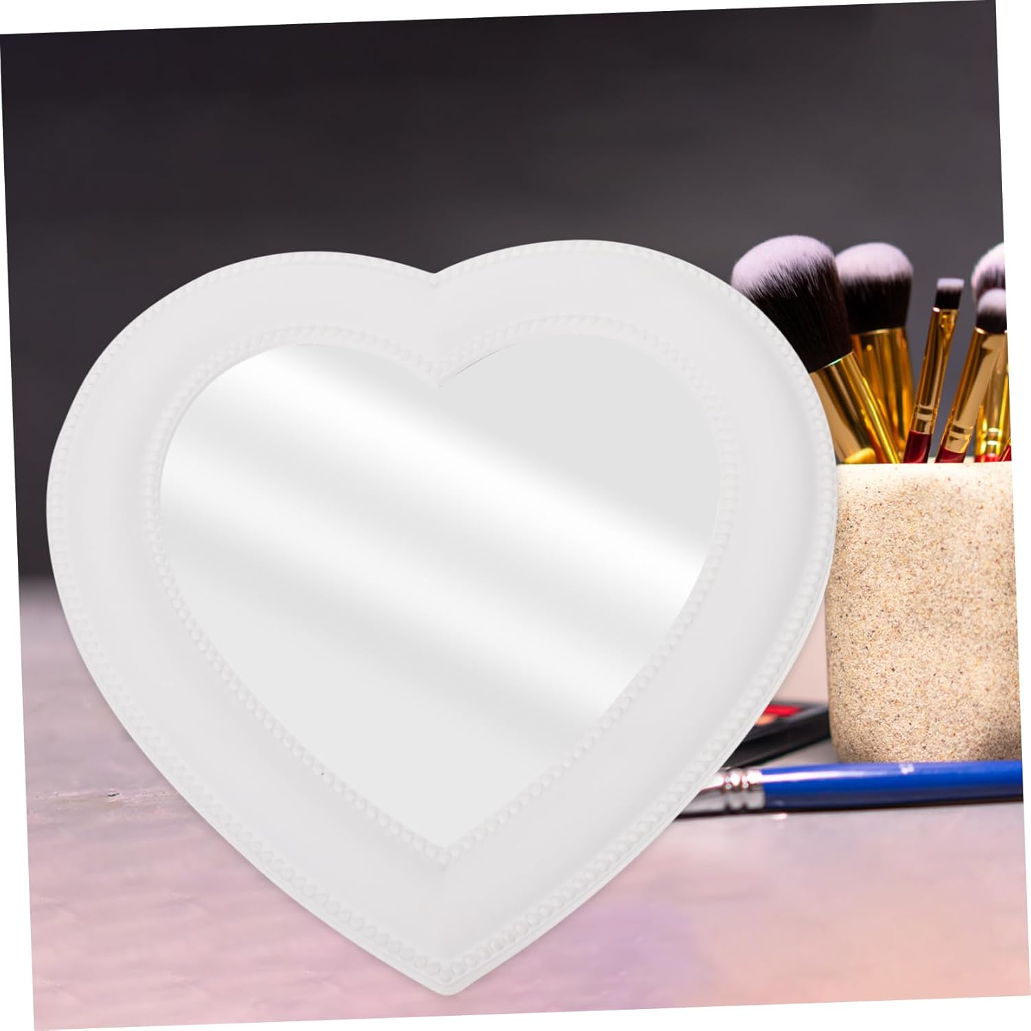 Heart Shaped Vanity Mirror For Desk And Dresser
