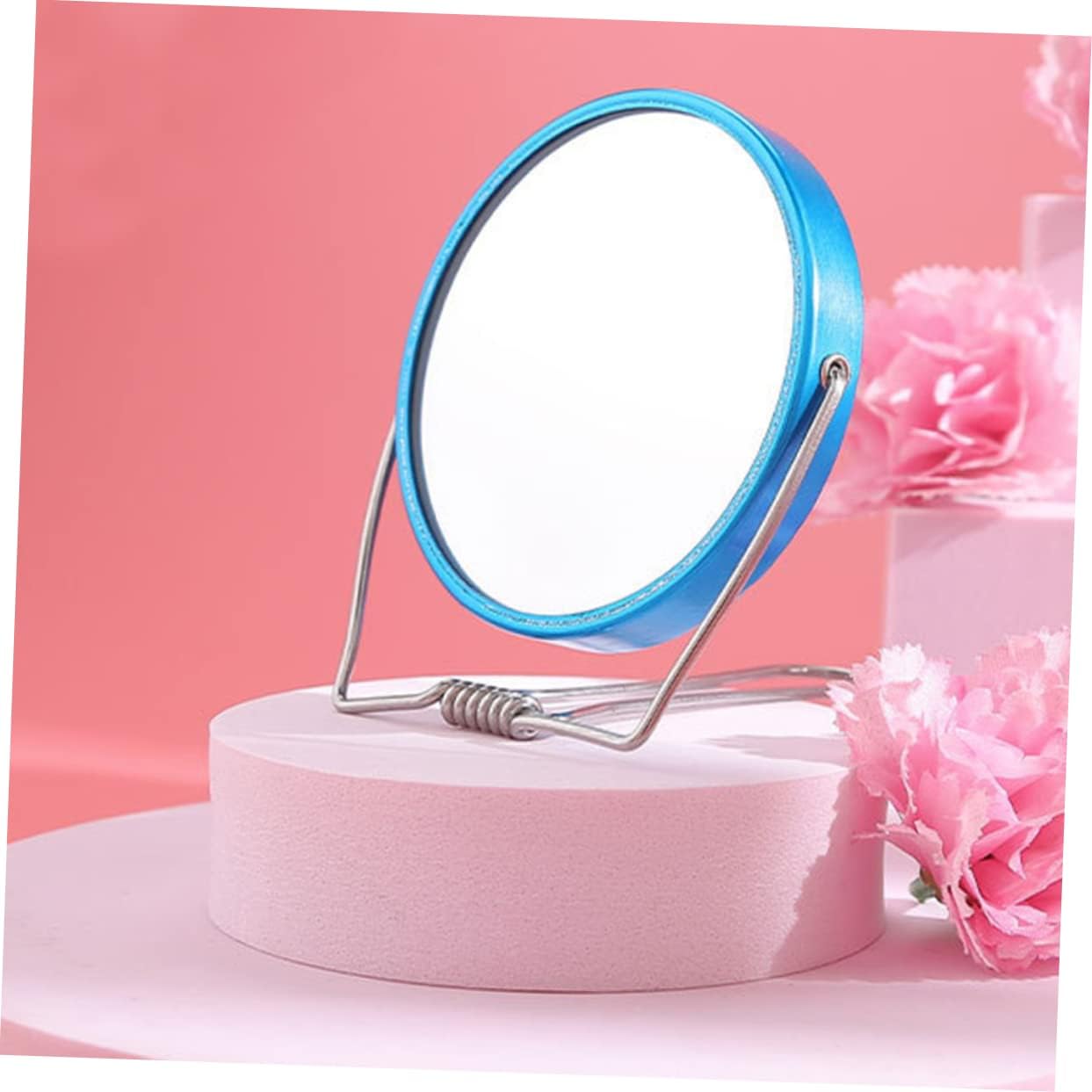 Double-Sided Foldable Makeup Mirror for Beauty Salon and Daily Use